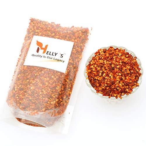 Helly's Helly\'s Red Chilli Flakes Seasoning for Pizza | 400 gm - Zip Lock Pack
