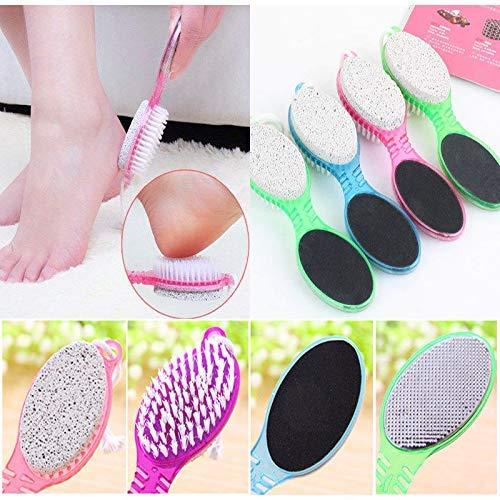 LGS LGS Foot Scrubber For Dead Skin Double Sided Foot Scrub For Salon And Parlour Accessories For Men And Women (Pack Of 5)