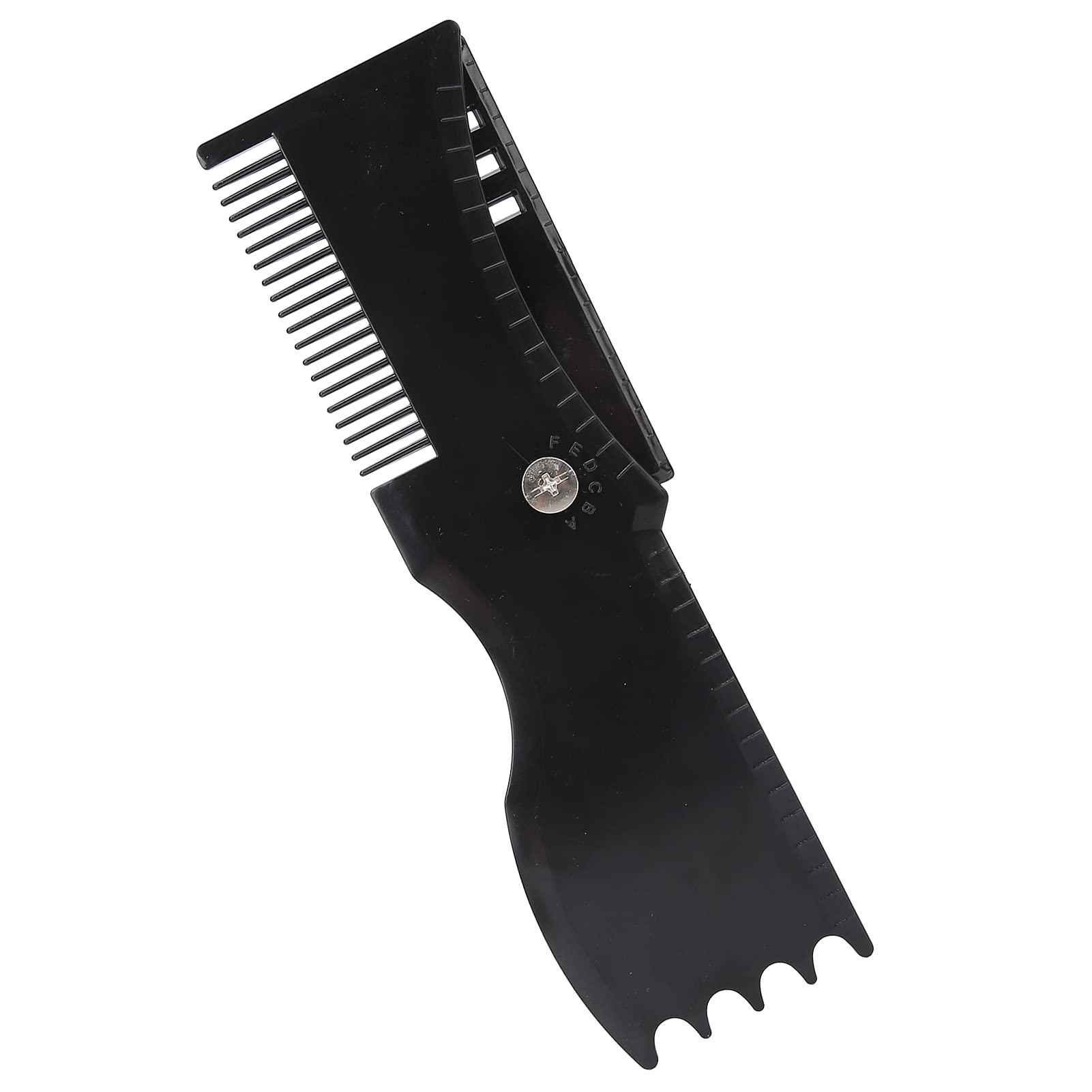 Socialme Beard Lineup Tool, Goatee Shaving Template Compact Design Ergonomic Shape 360 Degree Rotation for Beard Styling