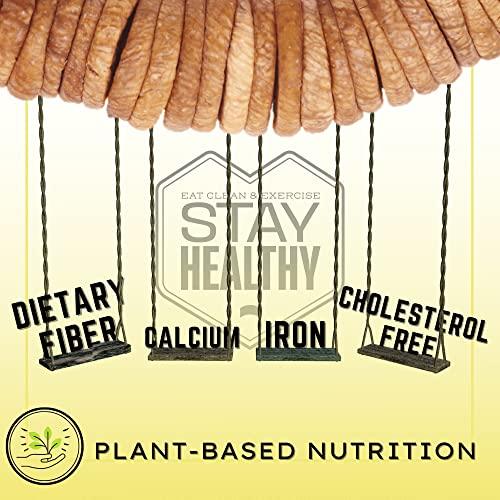 Let's Gonuts Real Wealth For Your Health Anjir Dry Figs 1kg Anjeer Raw ( Dry Fruit Afghani Anjira Anjura ) ( 2 Packs of Each 500g )