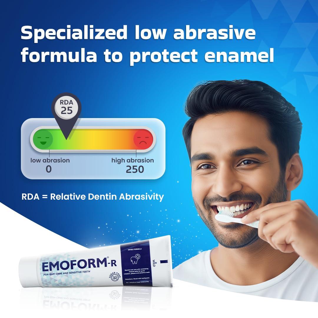 EMOFORM-R EMOFORM-R Emoform Plaque Removal Tooth Paste Combo 150+50 Gm