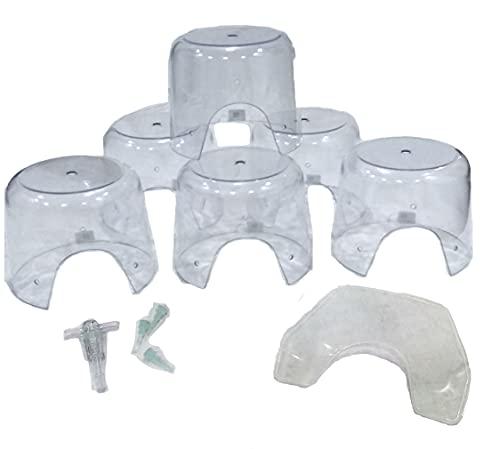 STEPWELL STEPWELL Oxygen Hood (Medium) for Newborn baby, Pediatric, NICU with Clear View for, Clinics, hospitals & Nursing Homes