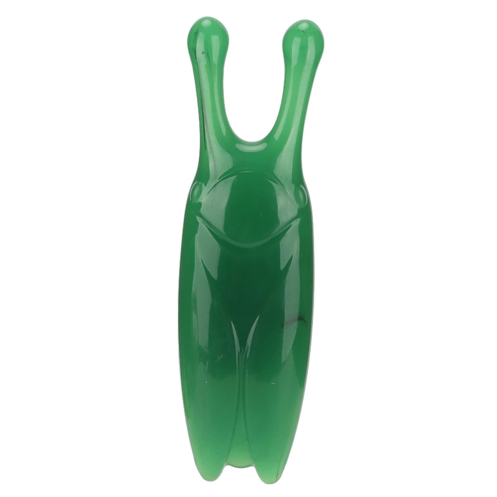 DNEI Gusha Face Tools, Beauty Nose Nose Massager Portable for Jawline (Green)