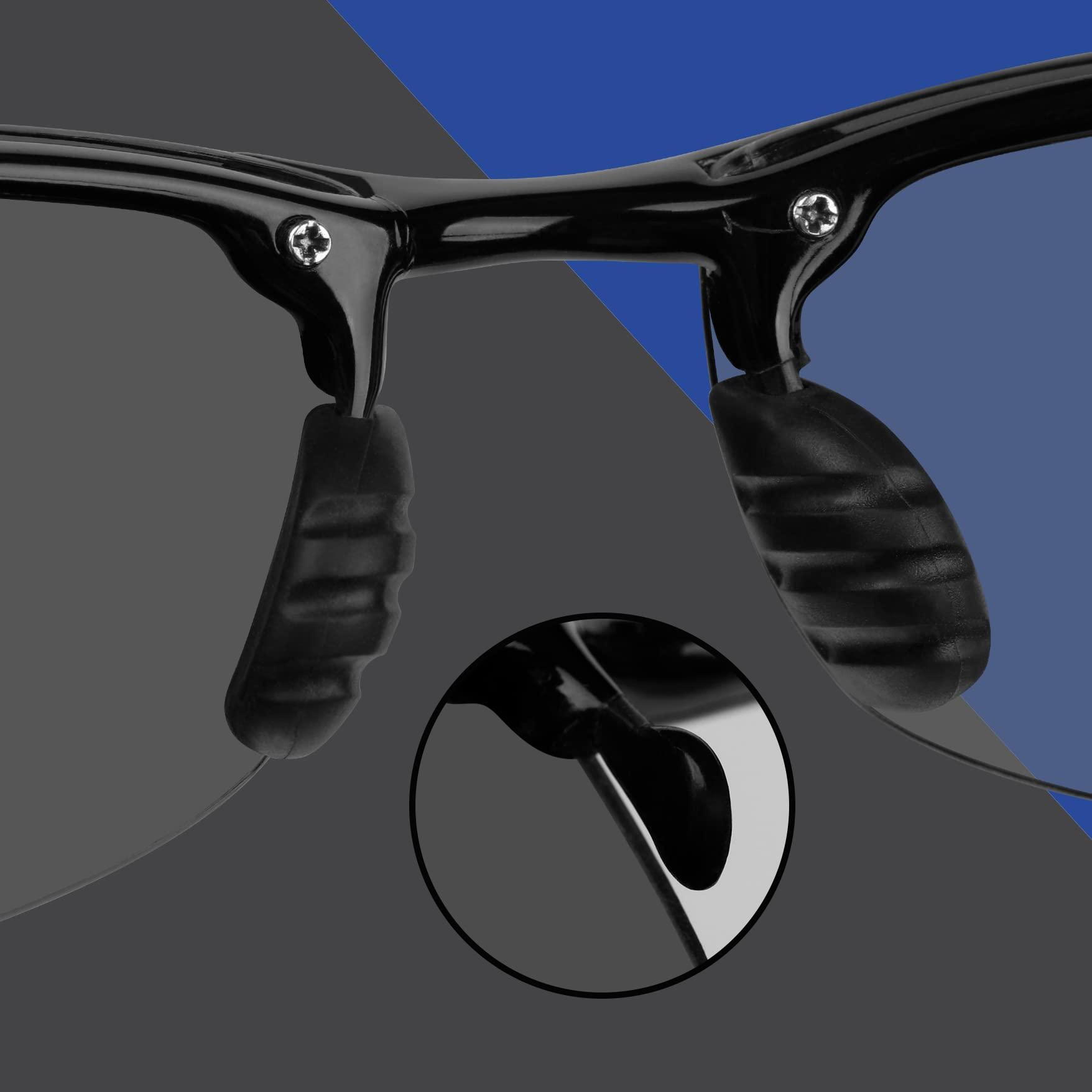 HILEEN HILEEN Replacement Nose Pads Nose Piece for Maui Jim and Martini Sport Sunglasses - Silicone Nose Pad Parts | Easy to Slip on, 2 Pairs, 15