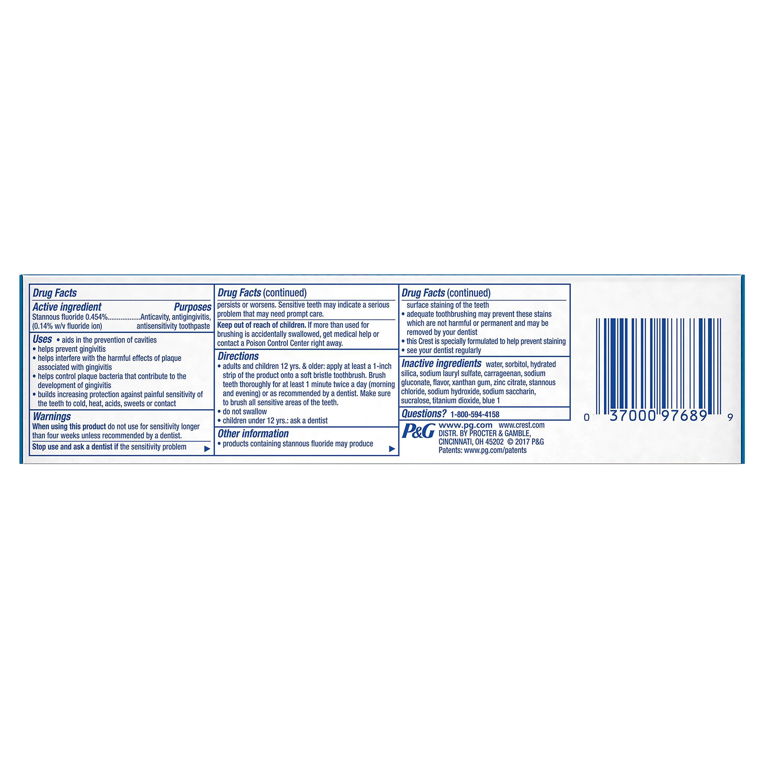 Crest Crest Pro-Health Sensitive And Enamel Shield Toothpaste, 4.6 Ounce