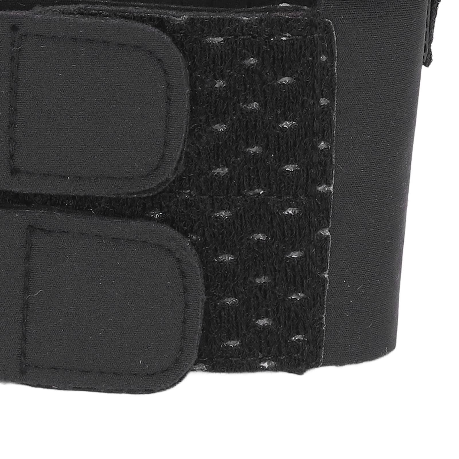 LJCM Thumb Compression Sleeve, Adjustable Fixed Force Elastic Thumb Support Brace Liner Supportive Thin with Hook and Fastener for Sprains (Right Hand S)