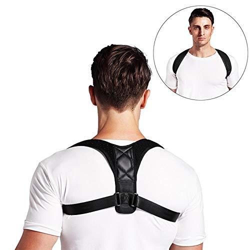 wowobjects wowobjects Body Wellness Posture Corrector Clavicle Spine Back Shoulder Lumbar Brace Support Belt (Black)