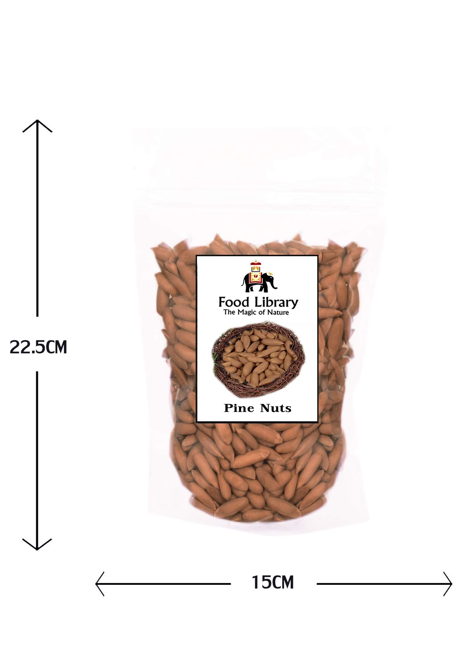 FOOD LIBRARY THE MAGIC OF NATURE Food Library The Magic of Nature Afghan Pine Nuts (Chilgoza) with Shell, 200g