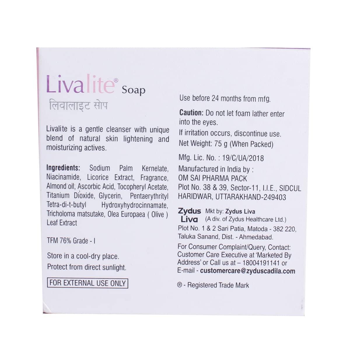 Livalite Livalite Soap 75 gm