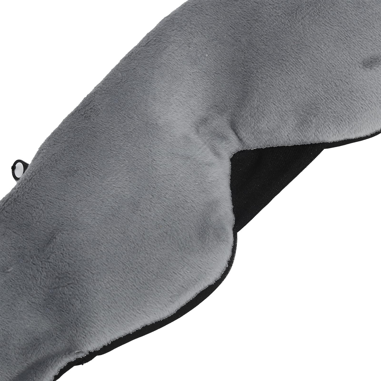 Dpofirs 5.0 Wireless Eye Mask,Sleep Headphones,Handsfree Music Blackout Eye Cover Mask,Sleeping Blindfold Mask for Office Travel Meditation & Relaxation,Cool Gifts for Men & Women (Grey)