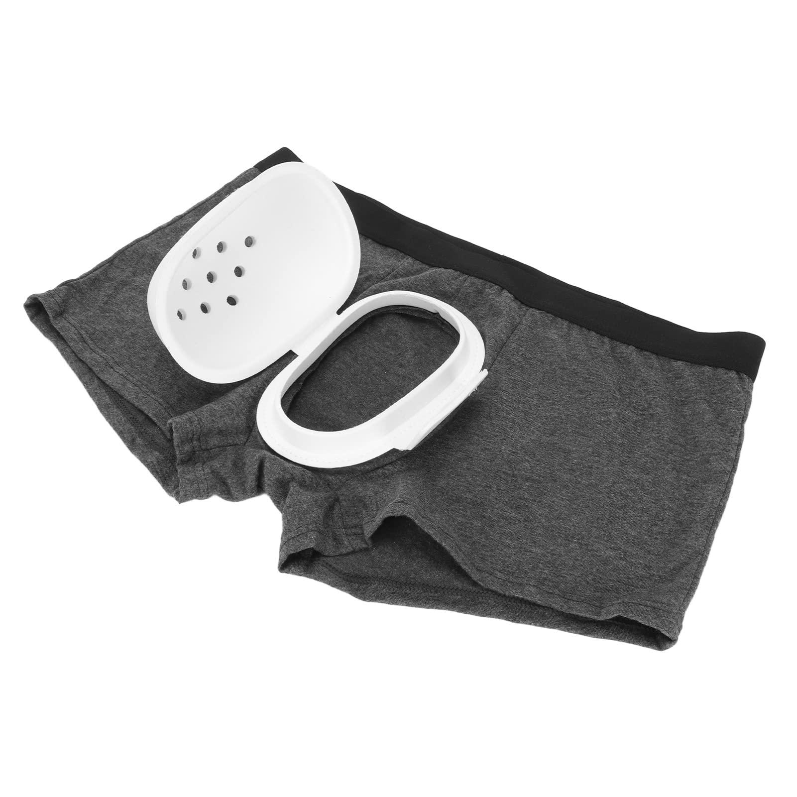 HAIBING After Circumcision Underwear, Breathable Cotton Foreskin Cut Surgery Underwear Portable for Adult for Home (For 143.3165.3lb)