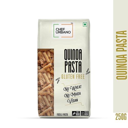 CHEF URBANO Chef Urbano Quinoa Pasta Fusilli 250g | Healthy Pasta | High Protein and Fibre | Easy Digestion | Healthy Food | Diet Food | Vegetarian