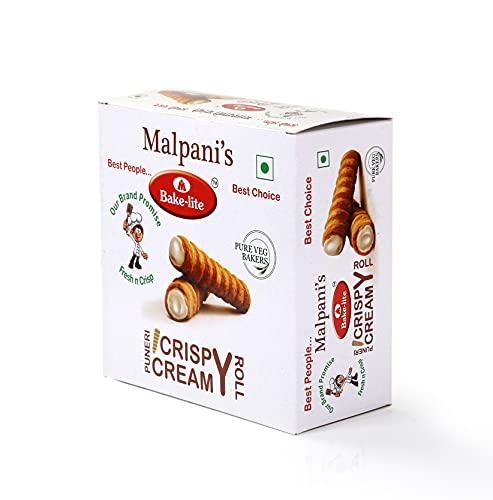 Malpani's Bakelite Malpani's Bakelite Fresh and Crisp Cream Roll (24 Pieces), 864g