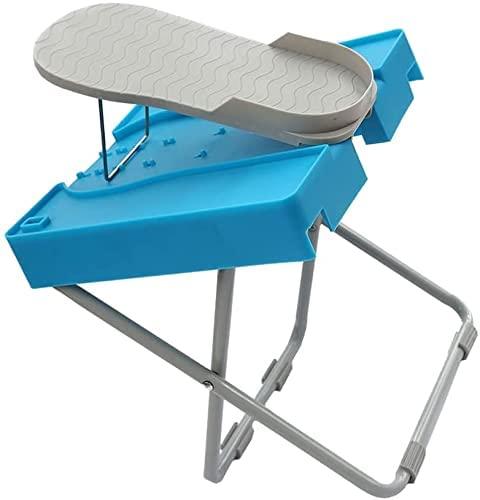 VENIVA VENIVA Salon Step Pedicure Stand, Adjustable Foot Rest Home Pedicure Foot Rest Shower Foot Rest The Beauty Footrest with Led Magnifier for Easy