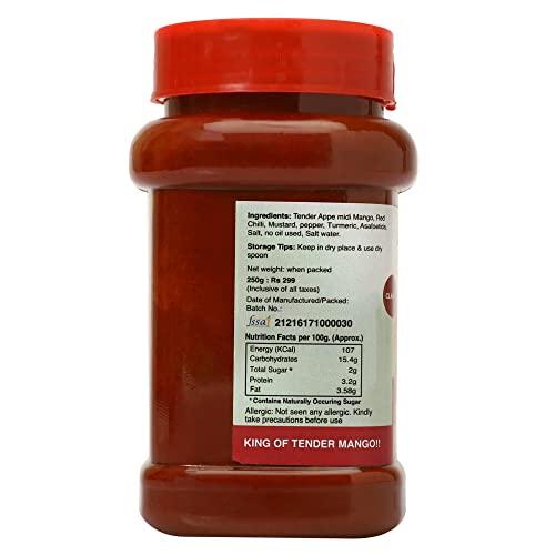 Muttige Village Basket Appemidi Mango Pickle-Classic-250Grams | Tender Mango Pickle | Product from MyVillage Basket (250g_Non Prime)