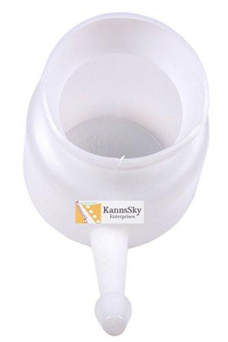 KannsSky KannsSky Plastic Jala Neti Pot - 500 Ml (Milky)