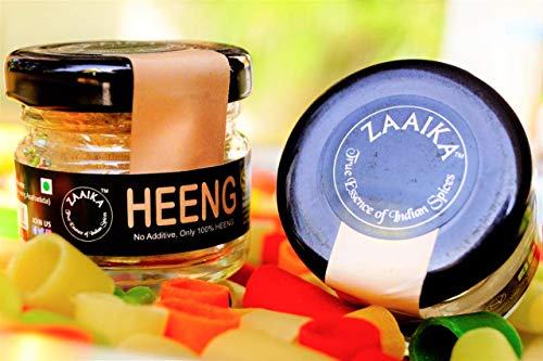 ZAAIKA ZAAIKA Extra Strong Natural Asafoetida Pure Hing | Hand Pounded Organic Pure Kadak Heeng | Hing Granule | Hing Asafoetida | Hing - 15 gm Afghani Nukra | No Atta No Maida
