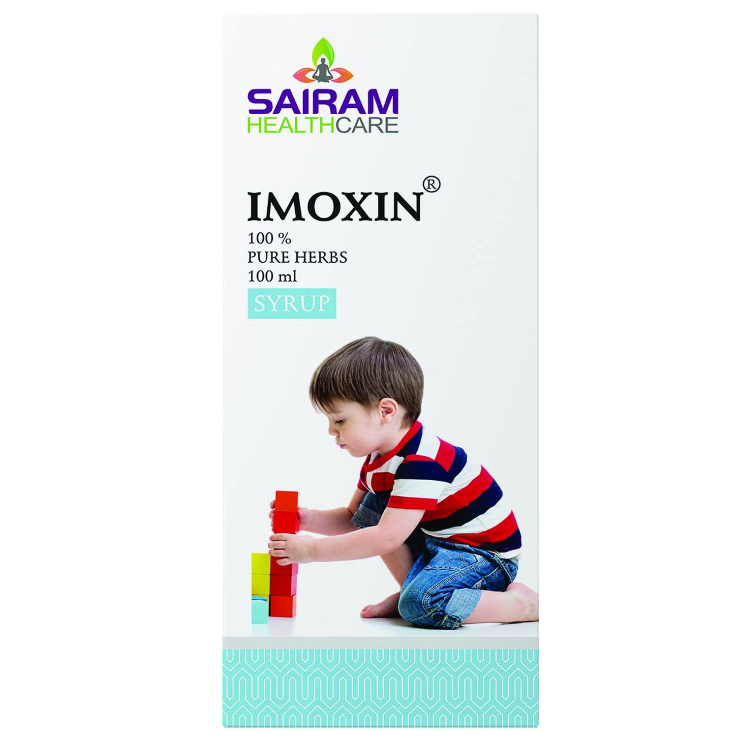 IMOXIN Imoxin Kids Syrup 100 ml - Immune Booster Supplements - Ayurvedic Medicine for Acute Immune Deficiency, General Debility & Recurrent Infections - Immunity Boosters for Kids -100% Pure Natural Herbs