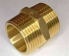 Generic 1 Inch Hex Nipple for Pipe Fittings (Chrome Finish)