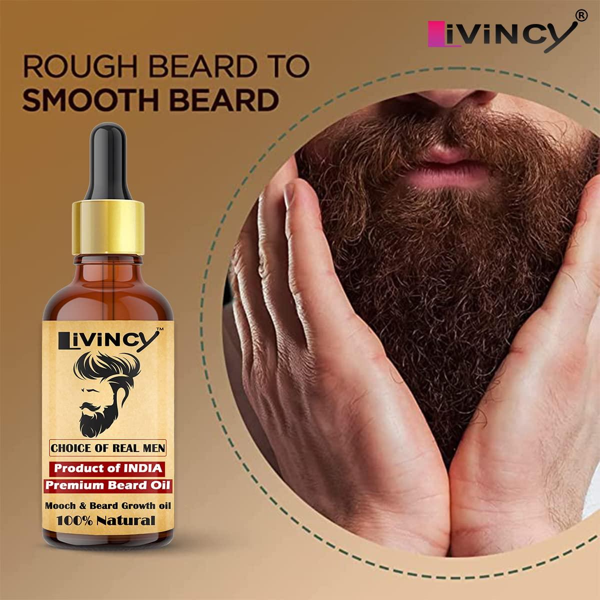 LIVINCY Livincy Red Onion Beard Growth oil for Specially Men Beard (Gift your face with a great beard)(BEARD YOUR OWN WAY) Hair Oil