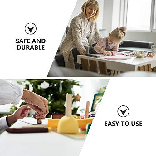 HEALLILY 8pcs Rubber Stamp Accessories Professional Carving DIY Stamp Artist Kit