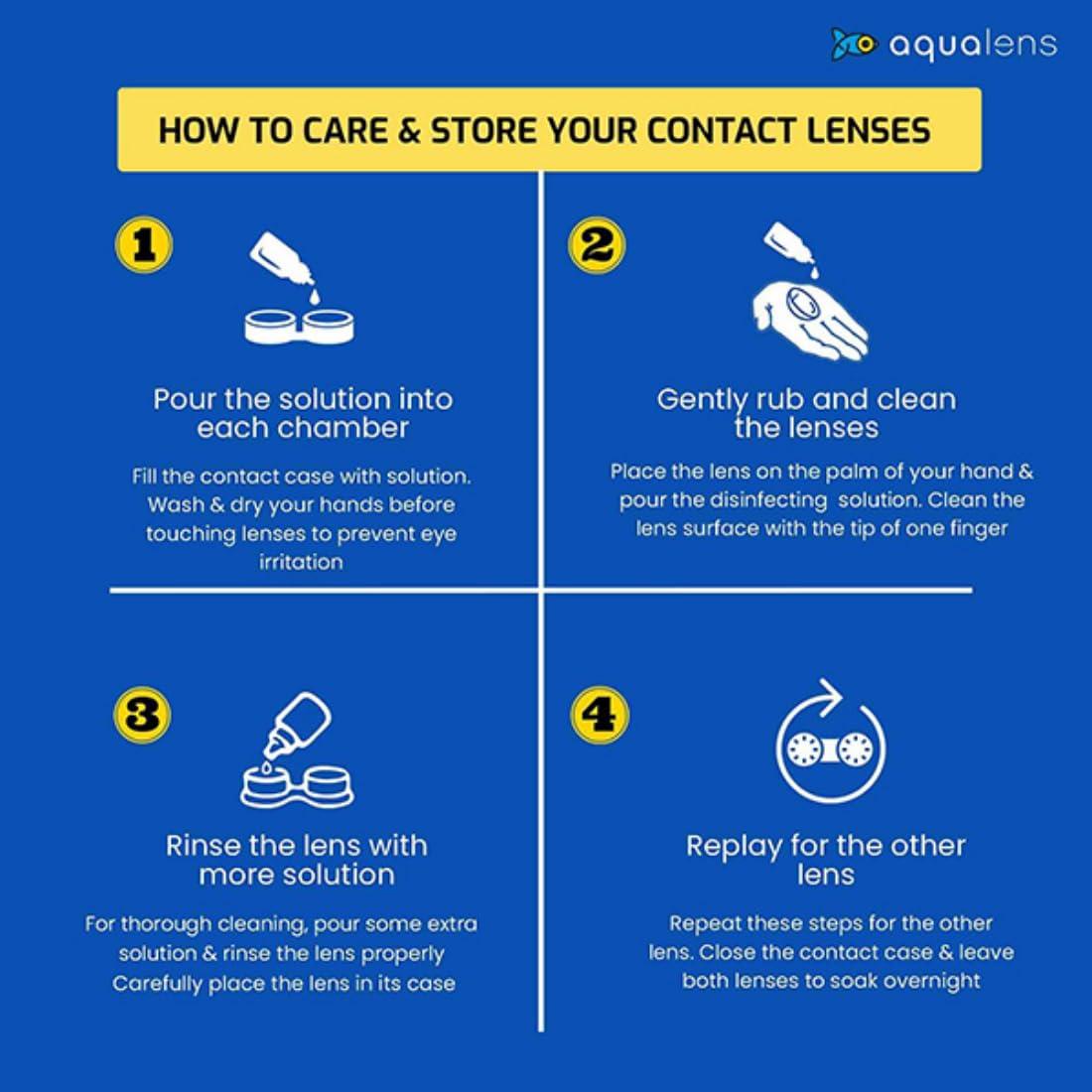 AQUALENS CONTACT LENSES AQUALENS CONTACT LENSES Aquacolor Contact Lens Pack Of 3(Spicy Grey, Submarine Blue And Dusky Brown)