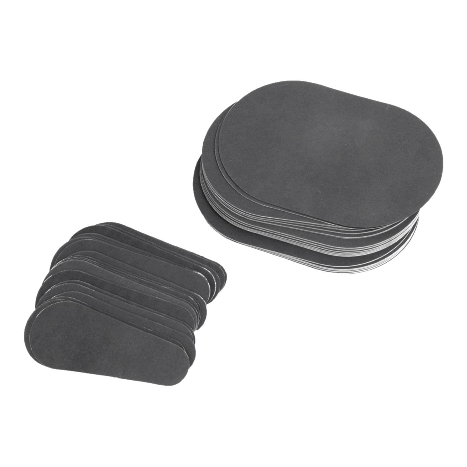 F Fityle 80pcs Refill Pads for Hair Remover Buffer, 2 Sizes Remove the Hair on the Body For Leg, Bikini, Facial, Armpit Hair RemoverManual Hair Removal and Exfoliation Replaceable Fine Sandpaper