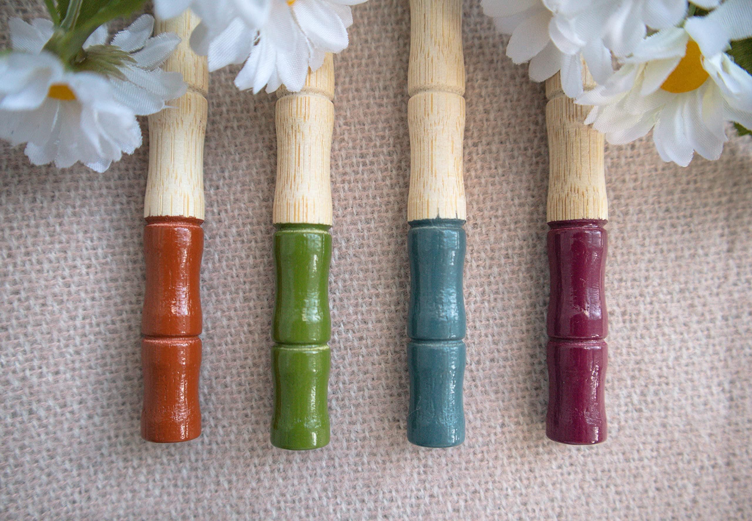 EcoCreek Boutique 1000 Bristle Toothbrush - Soft Bristle Toothbrush for Adults w/Silk Toothbrush Bristles - Biodegradable Bamboo Tooth Brushes for Women - Extra Soft Toothbrush w/10000 Bristles - 4 Toothbrushes Soft