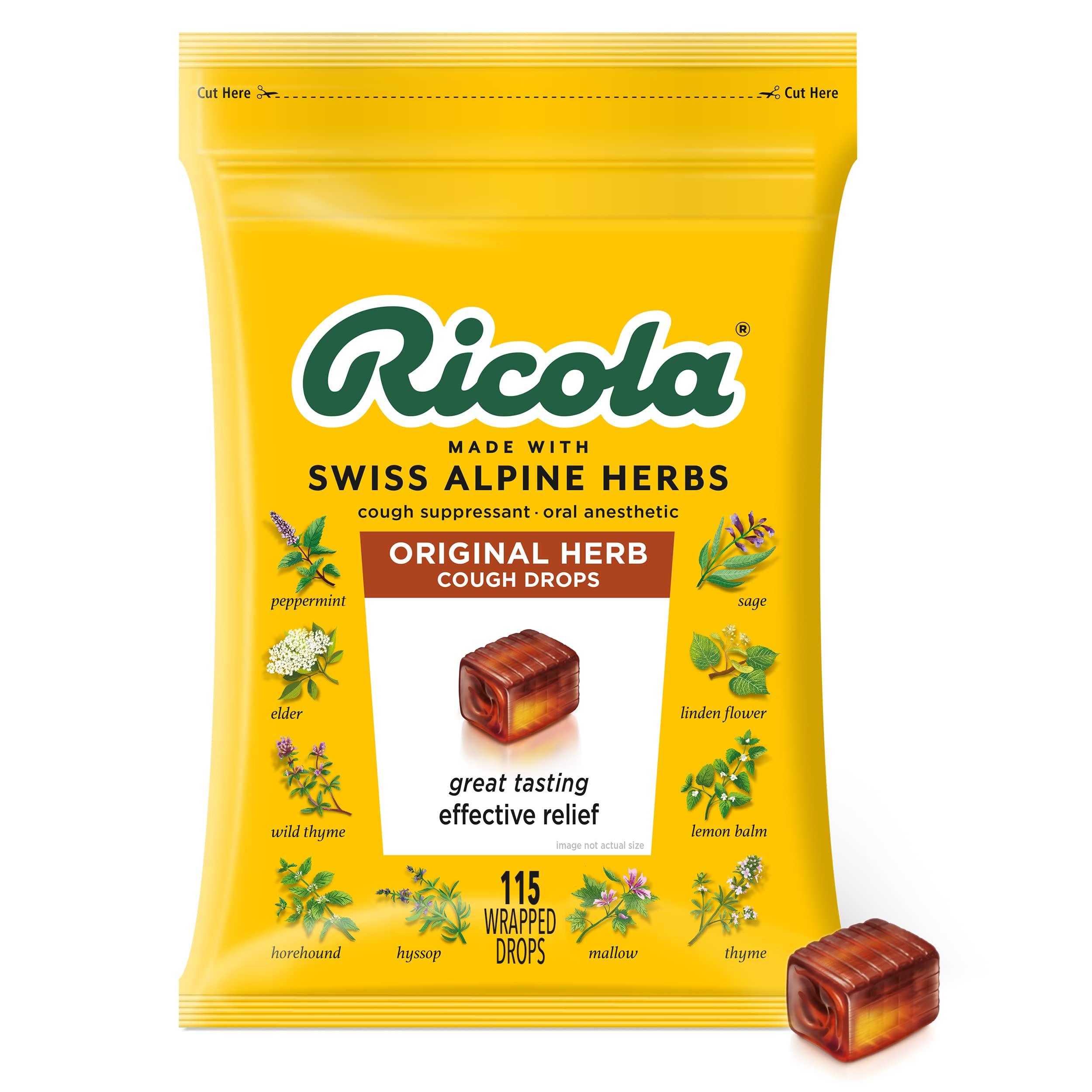 Ricola Ricola The Original Natural Herb Cough Drops, 130 Ct.