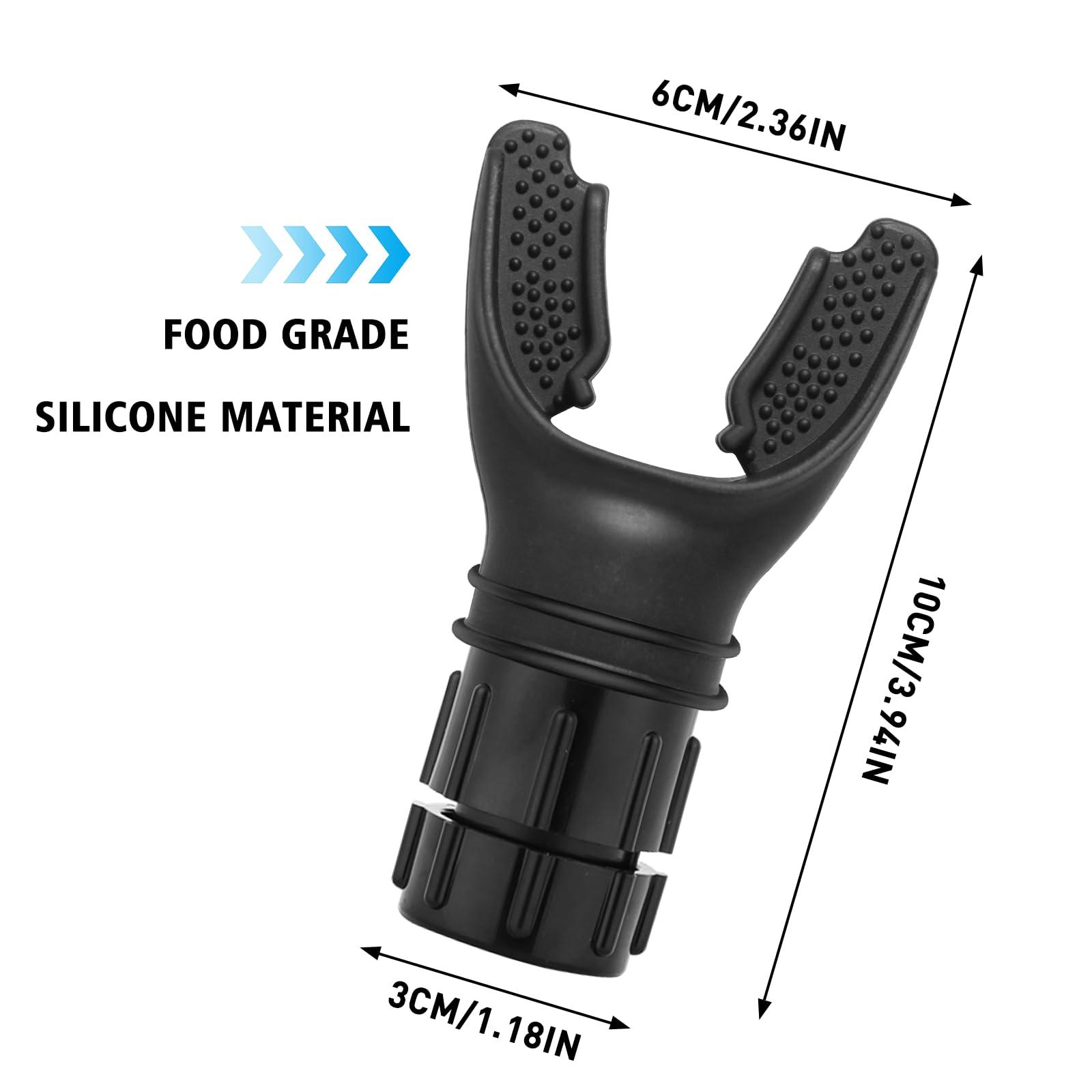 Generic Worldcare Lung Capacity Training Device, Adjustable Resistance Lung Exerciser & Expander for Enhanced Vital Capacity, Breathing Fitness Device | Black