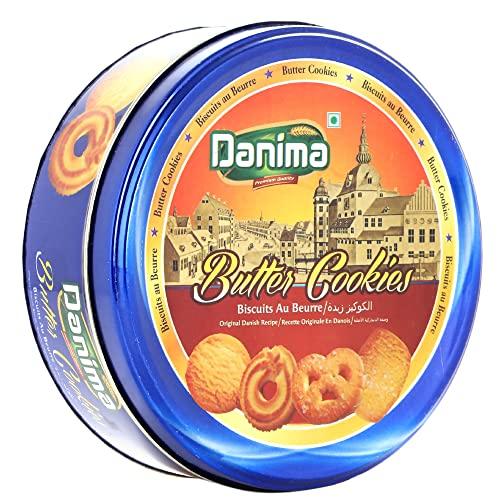 Danima Danima Butter Cookies, Blue Tin, 400G