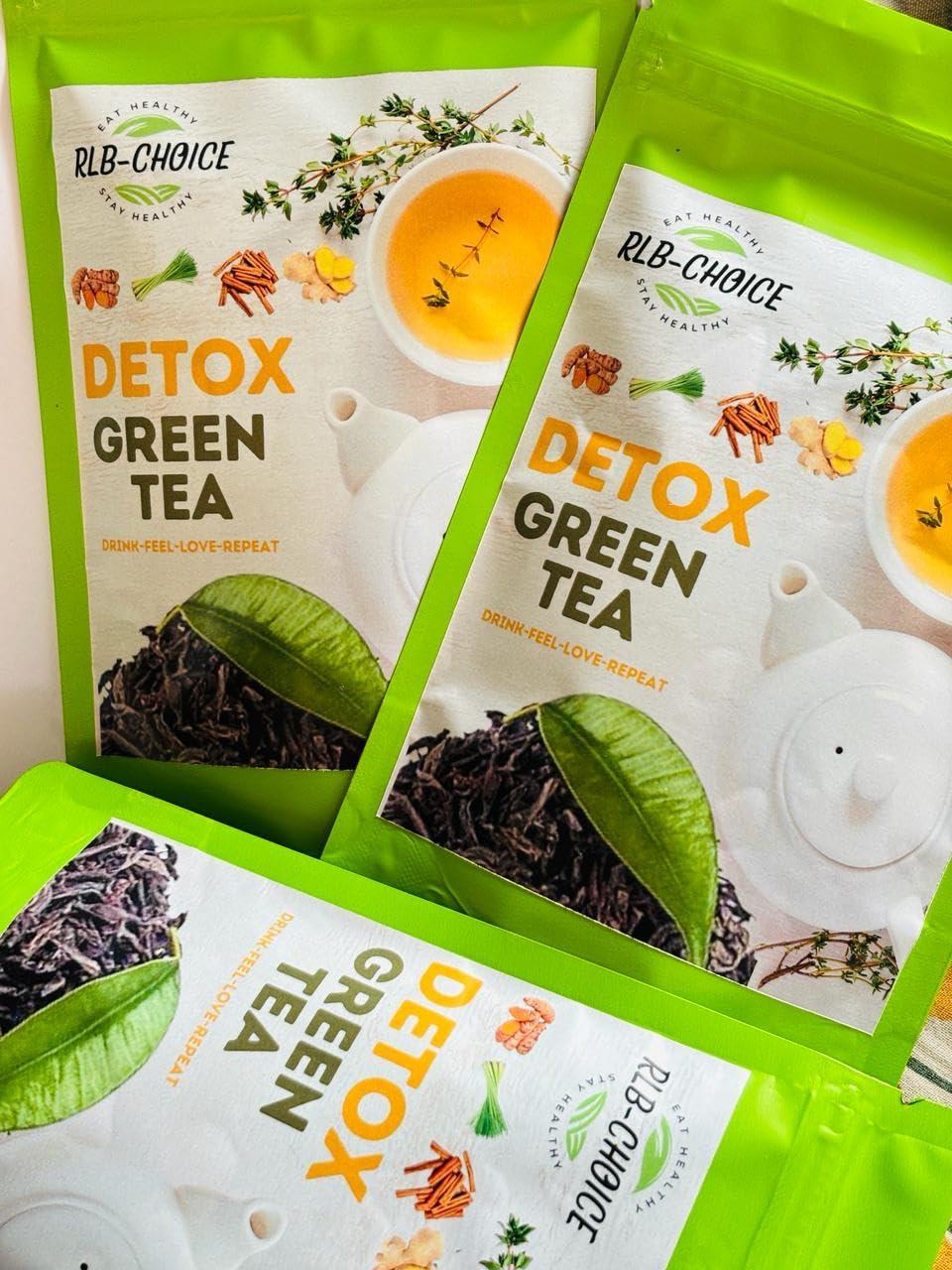 Generic Rlb Choice-Detox Loose Leaves Green Tea-Your Path To Wellness-Purity In Every Sip, Better Digestion, Boost Immunity, Skin Glow,80 Grams