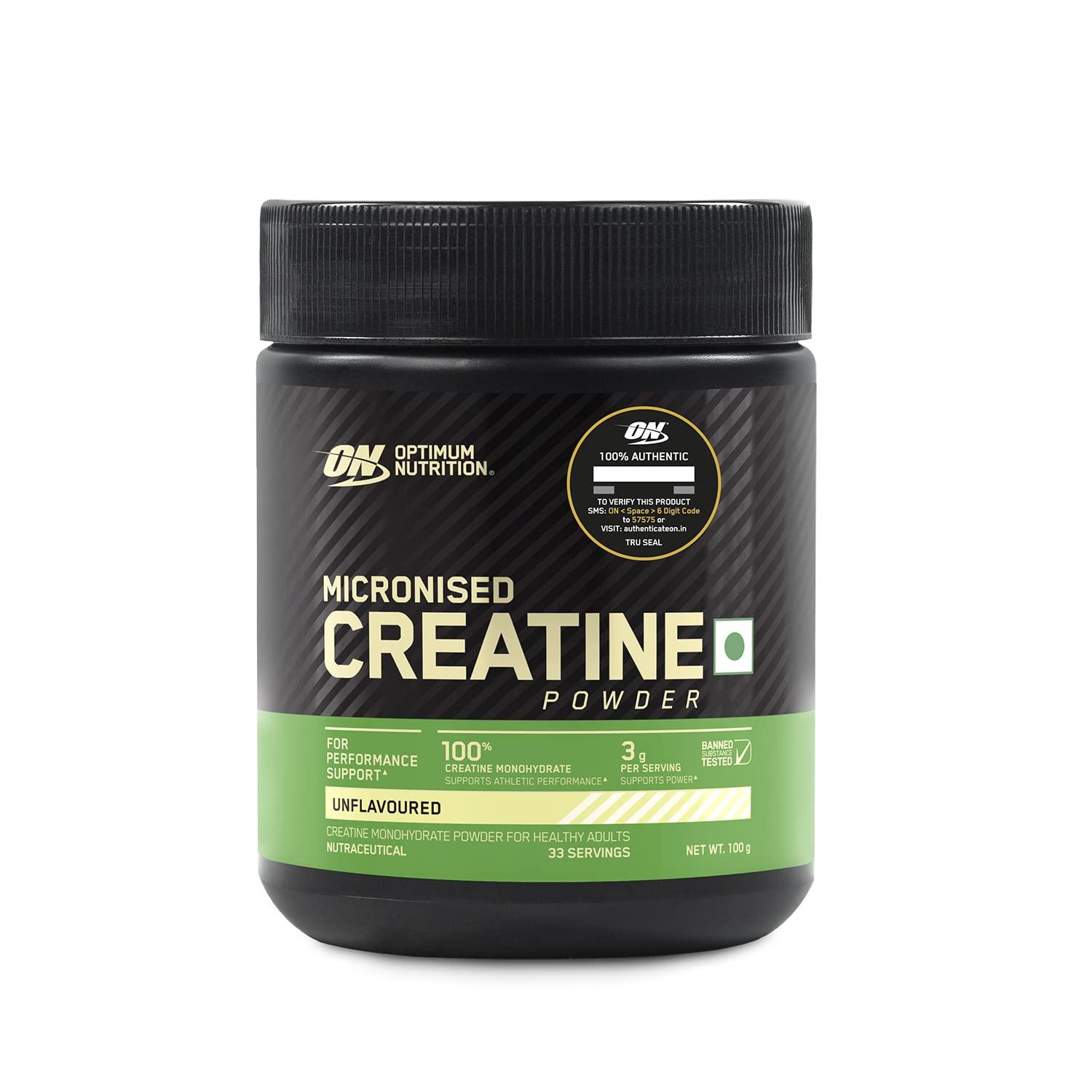 OPTIMUM NUTRITION OPTIMUM NUTRITION (ON) Serious Mass Gainer powder (Veg) - Pack of 1 kg (Chocolate) & Optimum Nutrition (ON) Micronized Creatine Powder - 100 Gram, 33 Serves, Unflavored. COMBO