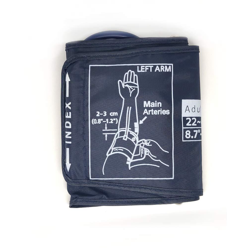 Sahyog Wellness Sahyog Wellness Single Tube Extra Long XXL Size Blood Pressure Monitor Machine Cuff (22-42 cm) - Compatible with All Brands (Dark Blue)