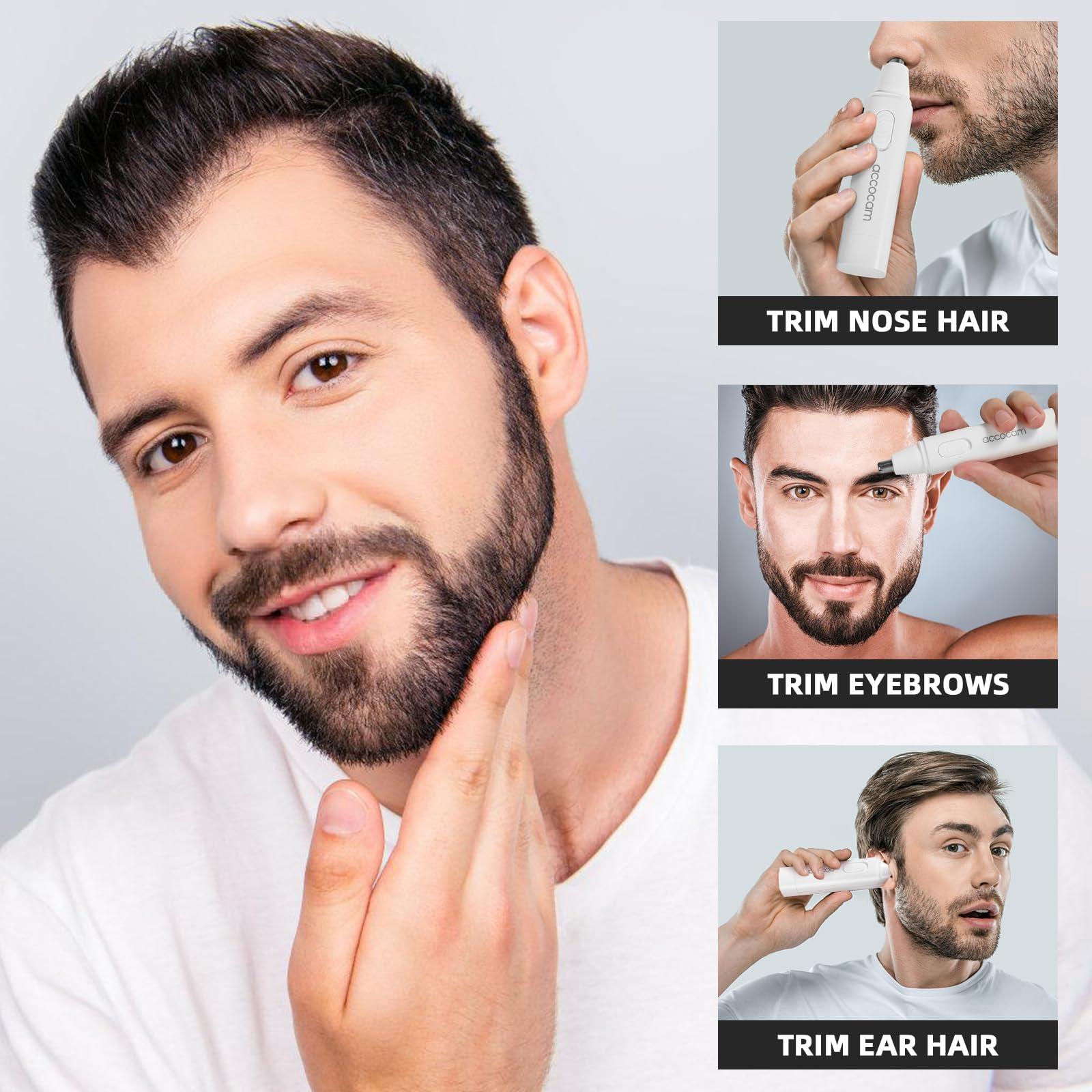 ACCOCAM Nose Hair Trimmers (Black)