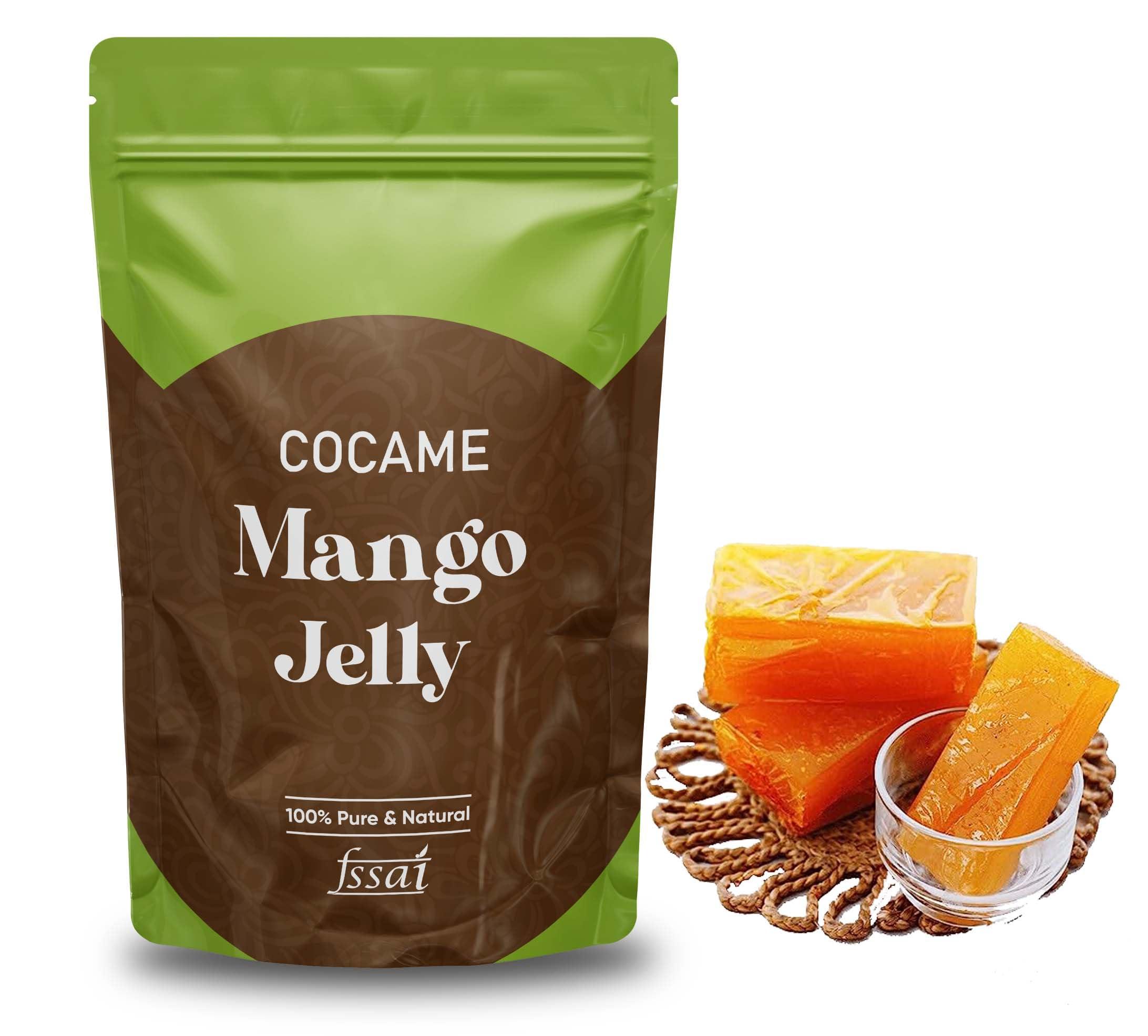 COCAMI Natural Mango Jelly | Aam papad Slice bar | Khatta Mitha meetha | mamidi Tandra - 250 grams