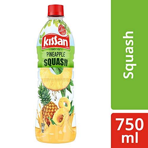Kissan Kissan Pineapple Squash Bottle, 750 ml