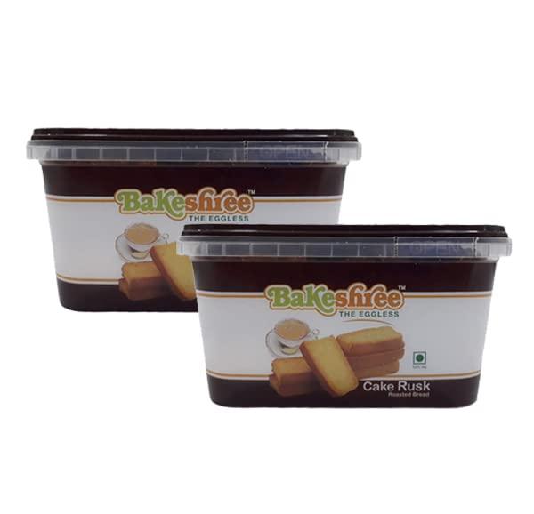 Bakeshree Bakeshree Premium Handmade Cake Rusk eggless Roasted Bread | Perfect Teatime Toast (800g)