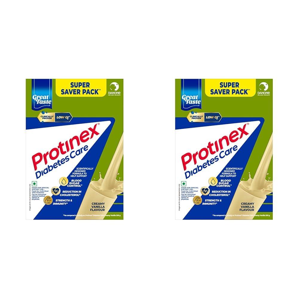 Protinex Protinex Diabetes Care - with Protein and High Fiber for Blood Sugar Control - 1kg (Vanilla flavor) (Pack of 2)