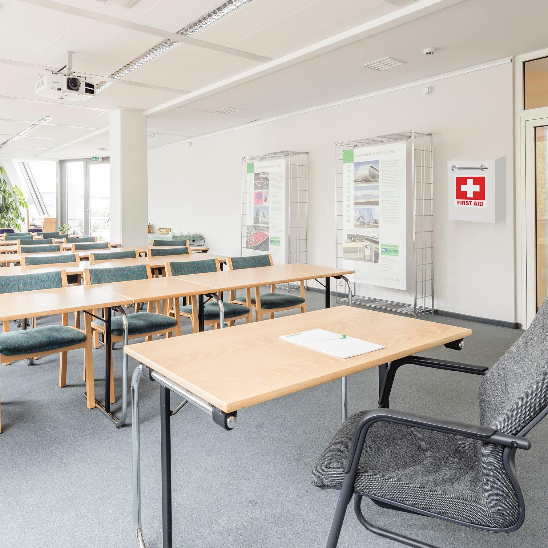 Sutter Signs First Aid Stickers 10-Pack | Square 5.5-inch by Sutter Signs