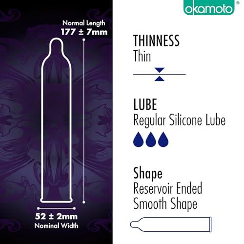 OKAMOTO Okamoto Crown Condom | Ultra Thin Condoms for Male | Super Thin & Super Soft Condom(Pack of 1)