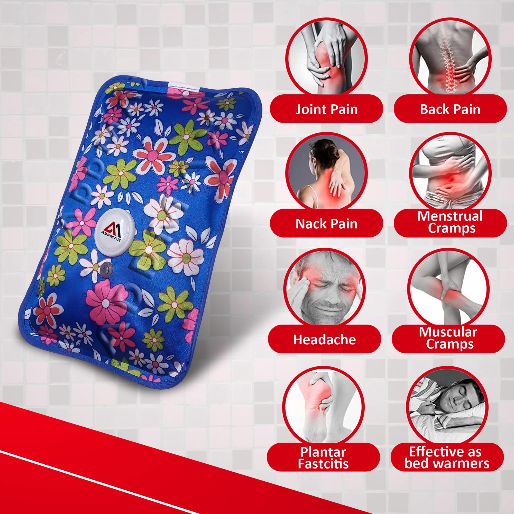 ADDMAX ADDMAX Heating Bag, Hot water bag electric hot bag for pain relief, Heat Pouch Hot Water Bottle Bag - Electric Heating Gel Pad/Heating Pad for Pain Relief (Assorted Multi Color & design)