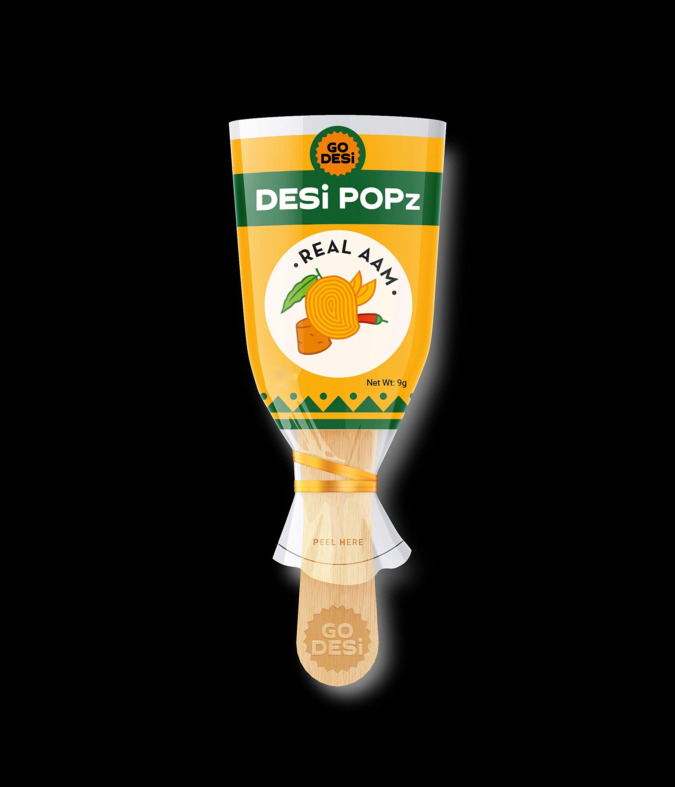 GO DESi GO DESi Popz Kaccha Aam | 100 Pieces & GO DESi Popz Real Aam | 40 Pieces