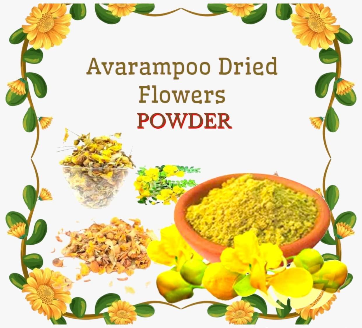 RedCube Thukil Trading Company - Aavarampoo | Tarwar | Aavaram |Senna auriculata | Tangedu Flower Crushed powder (750g)