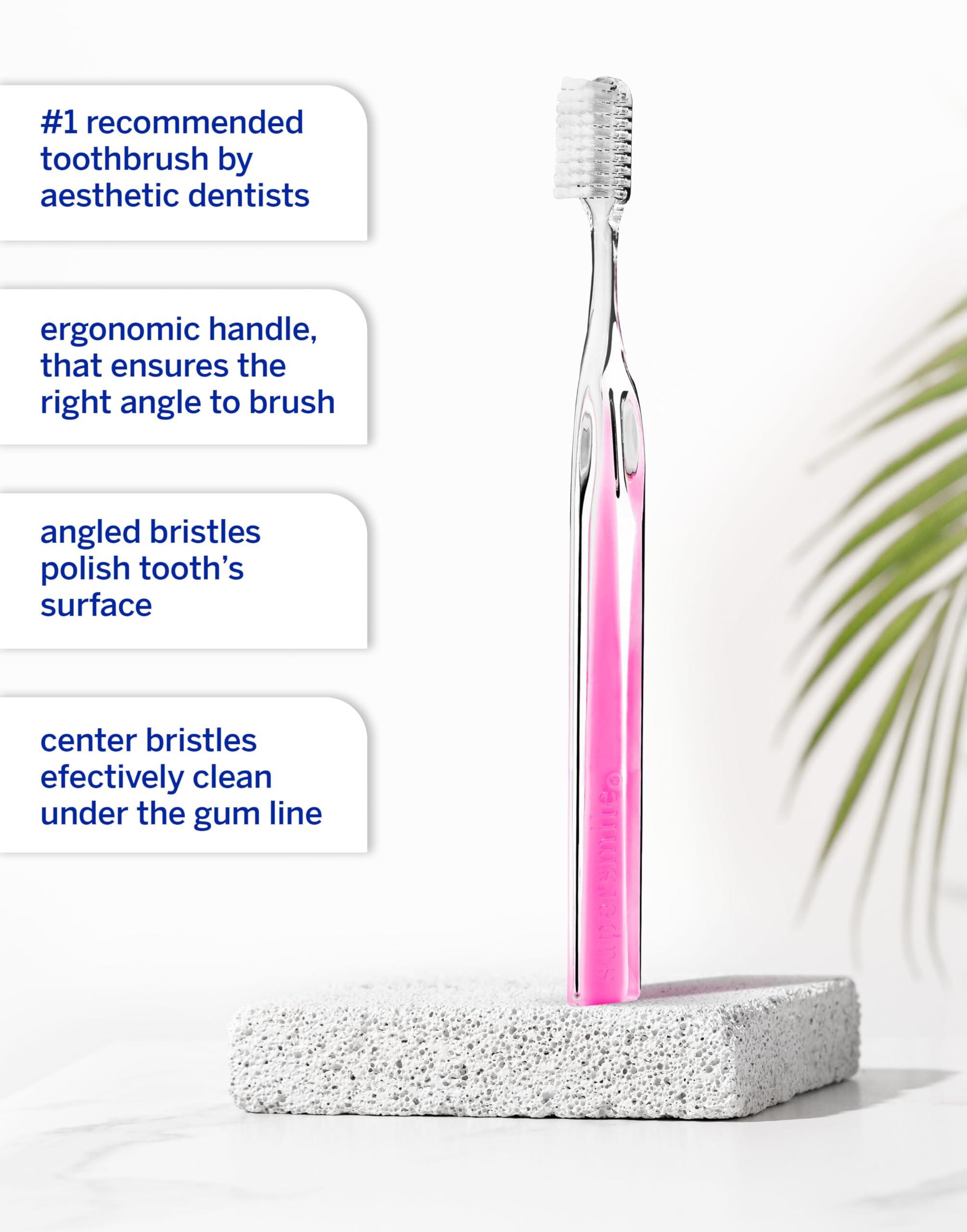 Supersmile Supersmile Crystal Collection Toothbrush, Pink Diamond