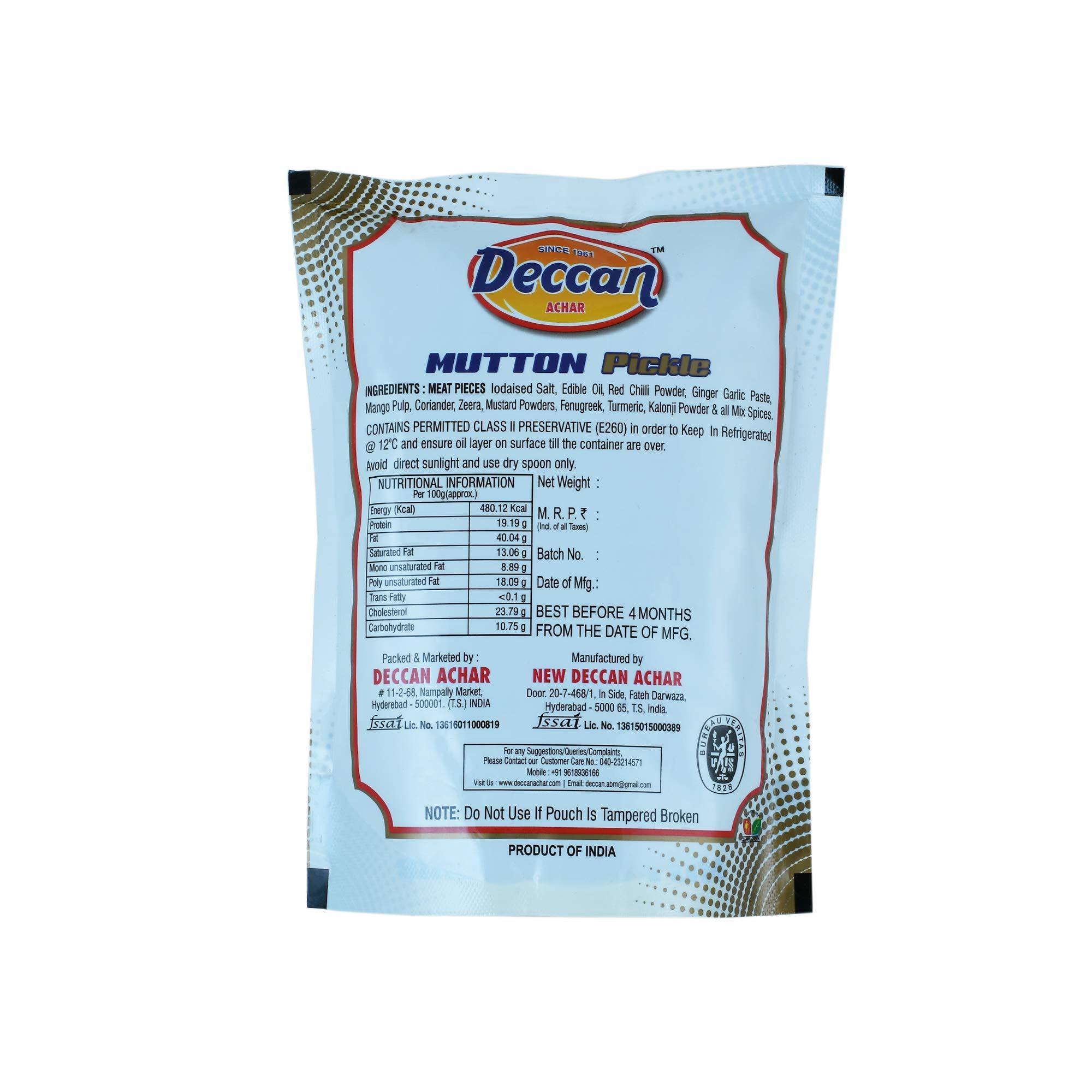 Deccan ACHAR Deccan ACHAR Mutton Pickle| Boneless Gosht achar - 250g