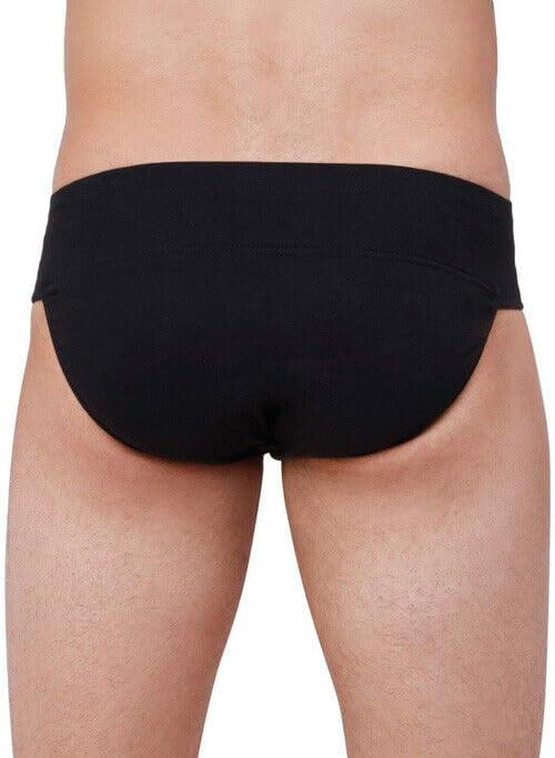 IGR IGR Cotton Scrotal Support Athletic Neo Stretchable Supporter Back Covered Cup Pocket Workout Sports Quick Dry Moisture Wicking Underwear,Black, Black-1 Pcs (Small)