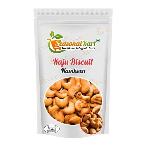 SEASONALKART SEASONALKART Combo Kaju Namkeen Biscuit and Sweet Heart Biscuits 800 Grams Each ||Chai (Tea) Time Snacks Total 1600 Grams