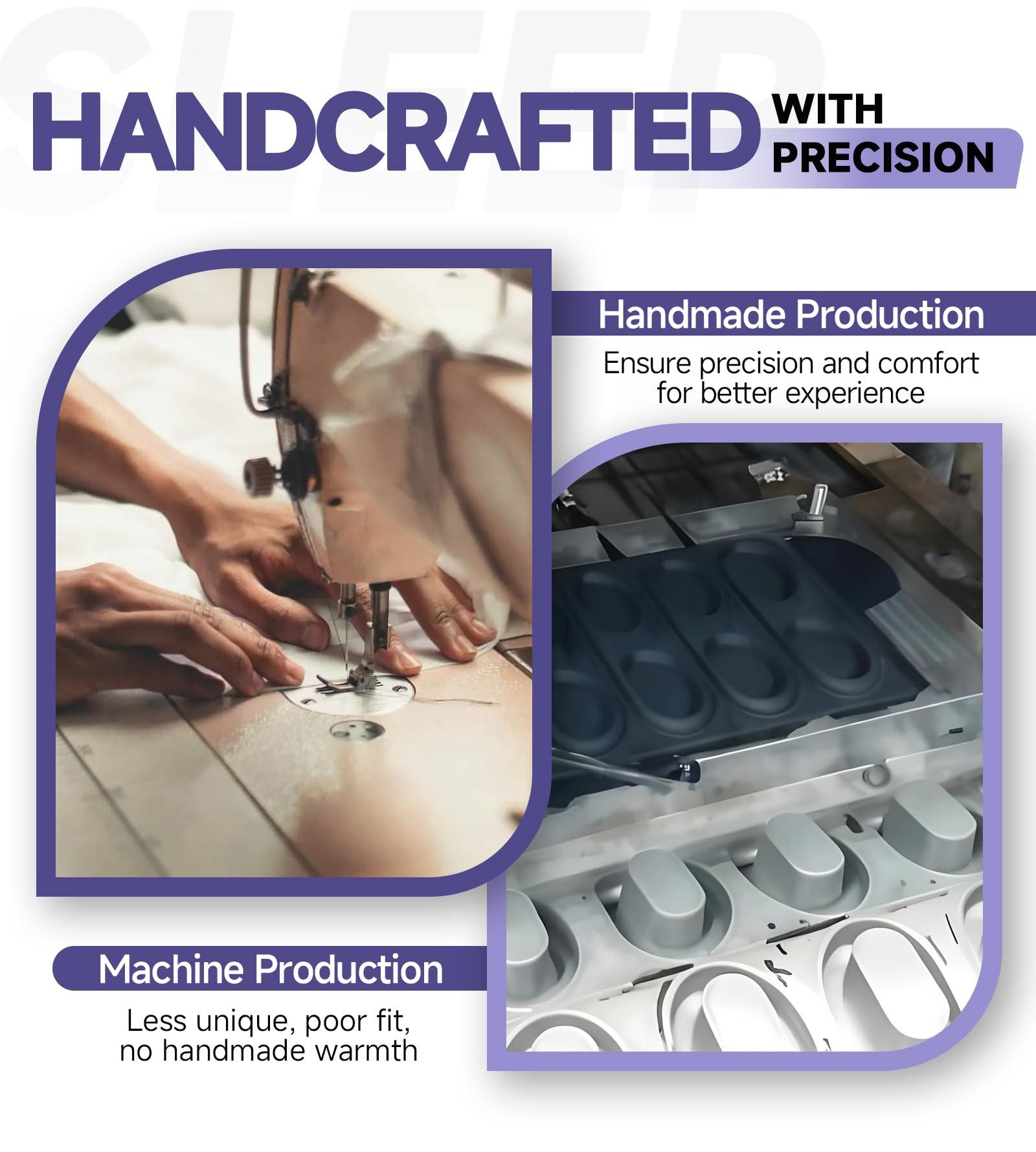 Mavogel Mavogel Cotton Sleep Eye Mask - Updated Design Light Blocking Sleep Mask, Soft and Comfortable Night Eye Mask for Men Women, Eye Blinder for Travel/Sleeping/Shift Work, Includes Travel Pouch, Black