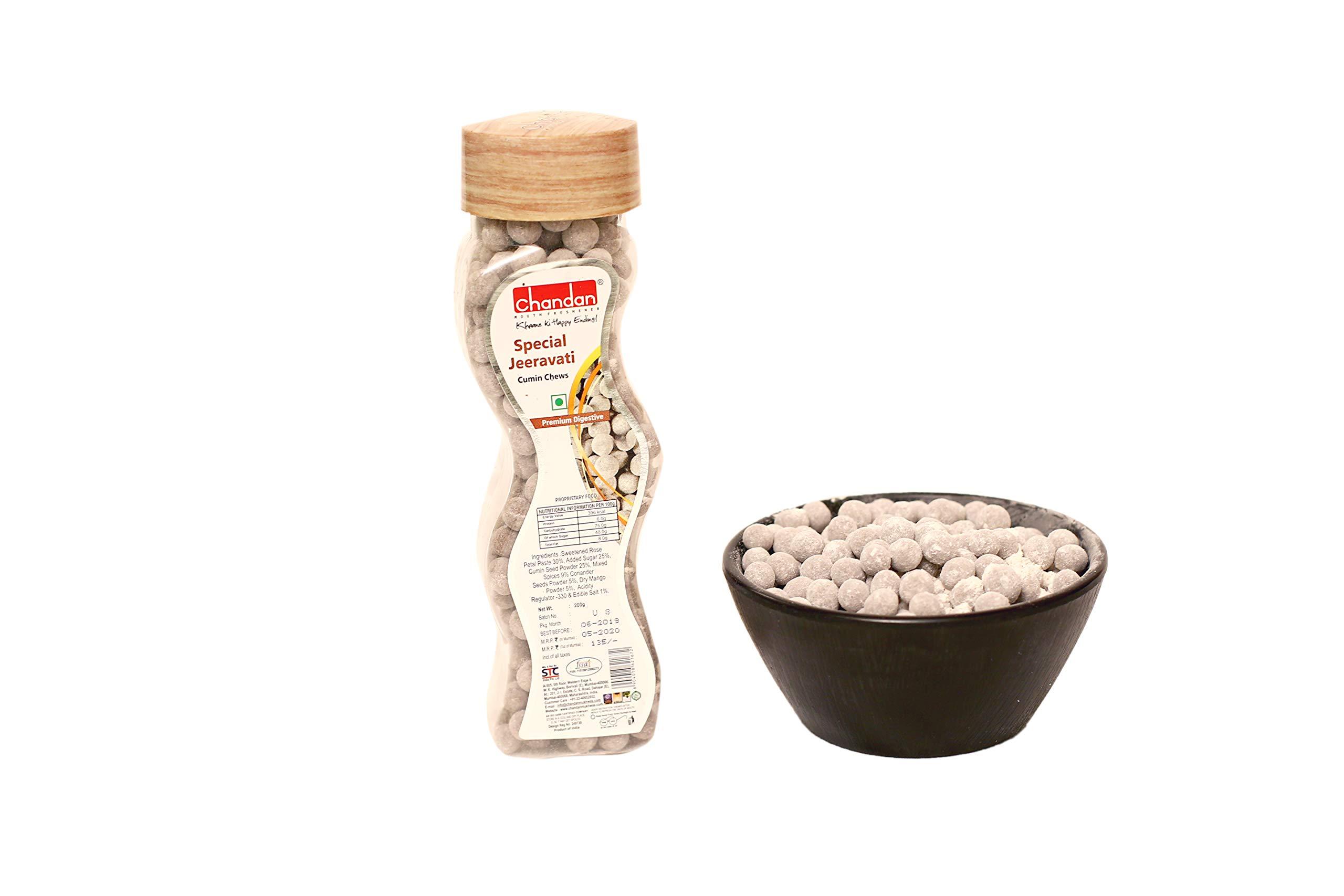 Chandan Mouth Freshener Chandan Mouth Freshener Special Jeera Vati (Jeeragoli) Sweet Cumin Chews | 170 Grams | Aids Digestion and Improves Gut Health